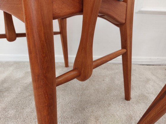 Image 1 of Juego de 6 sillas "EVA" de Niels Koefoed - restauradas.