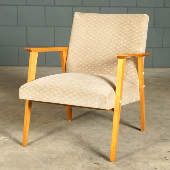 Poltrone da salotto danesi – velluto – noce – anni '60 – Textile (photo 12 of 15)