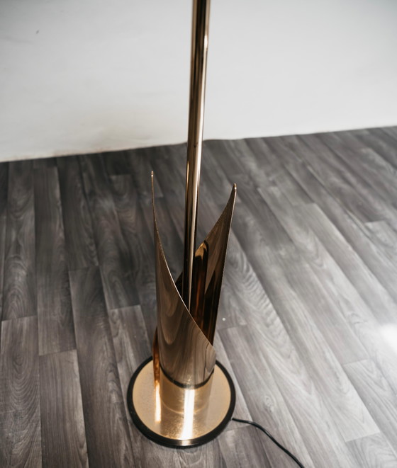 Image 1 of Lampadaire de style Hollywood Regency, design moderne des années 1970