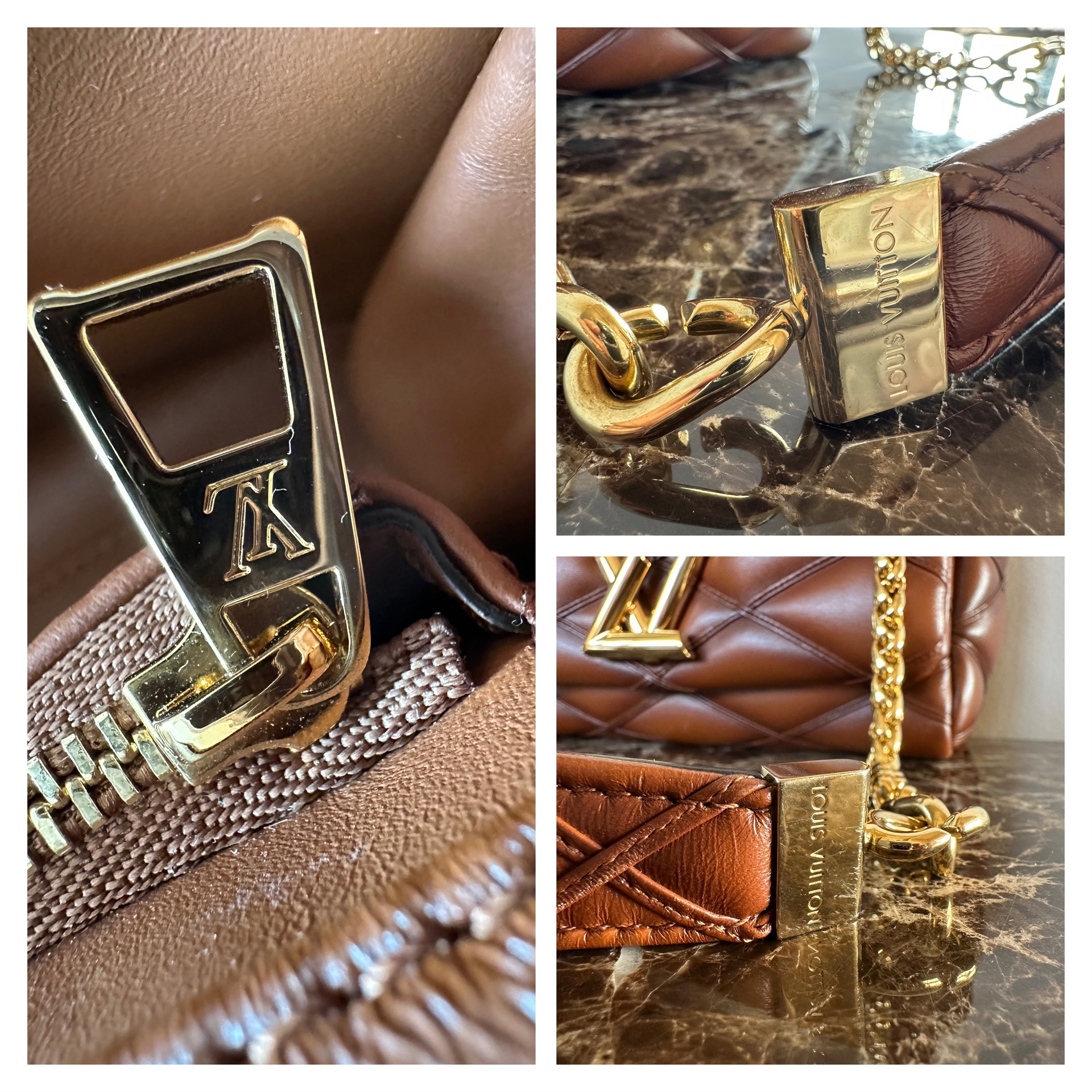 Louis Vuitton GO-14 MM Malletage - Toast | Shoulder bags second