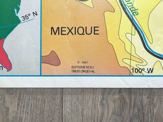 Mappa Scolastica Vintage The United States MDI 1987 – Stampe artistiche (photo 3 of 8)