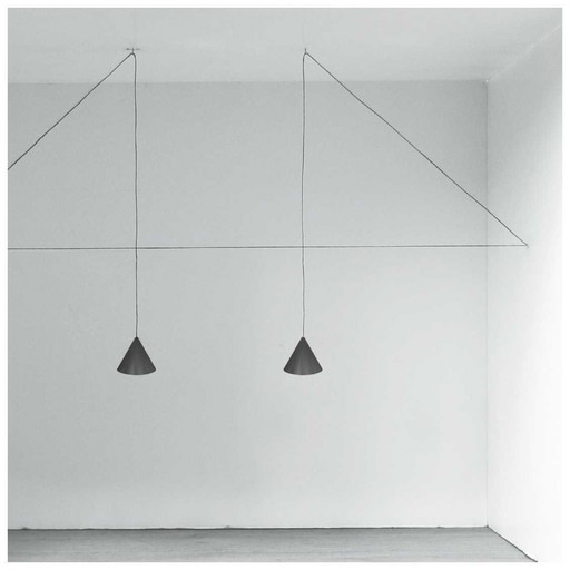 Flos String Light 2X Cones And Floor Switch