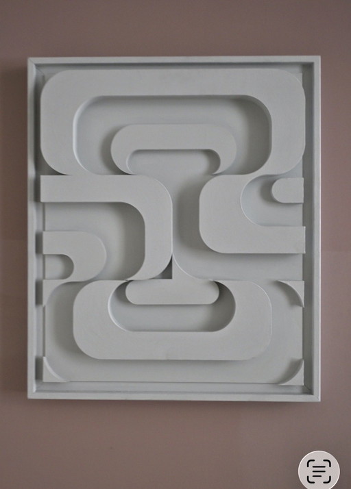 Relieve mural de madera - Reverso - Young C Art - Ámsterdam