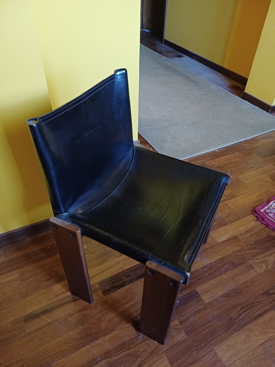 Image 1 of Monnikstoelen en Mou-tafel van Molteni