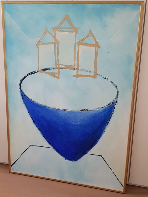 Large painting, Mariken Oltheten painting