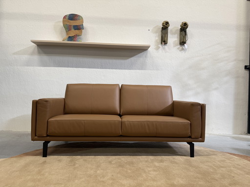 Leolux Bellice Sofa 2x80 Senso Camel Leather 193