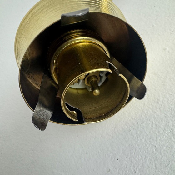PAIR OF VINTAGE 1950S WALL LIGHTS – Brass (photo 9 of 10)