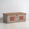 Antieke grijze kist met bloemdetails, gedateerd 1878 #26 – Opbergkast (photo 9 of 10)