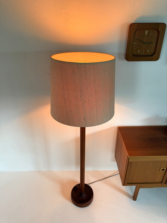 Image 1 of Vintage teak floor lamp, Domus ‘80
