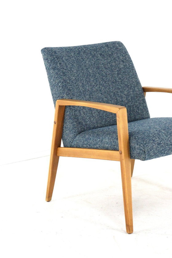 Image 1 of Vintage fauteuil 'Alerheim' nieuw gestoffeerd