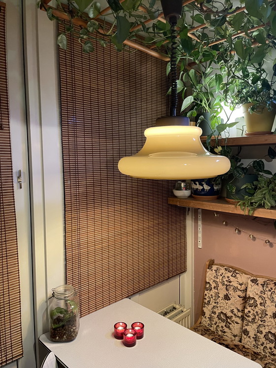 Image 1 of Lampada a sospensione vintage a forma di fungo Herda: iconico design olandese