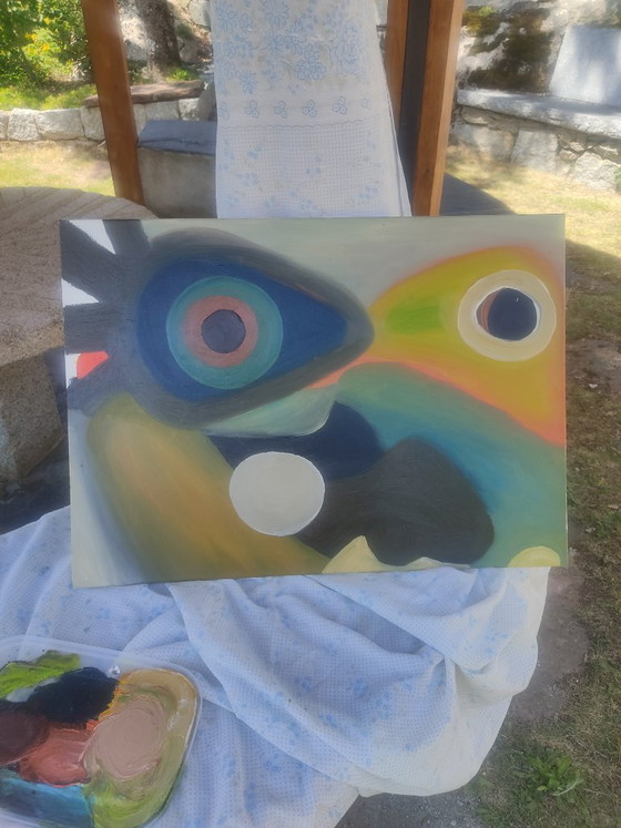 Original Painting by Mia Contemporary Art – Paintings & Drawings, Cotton (photo 4 of 5)