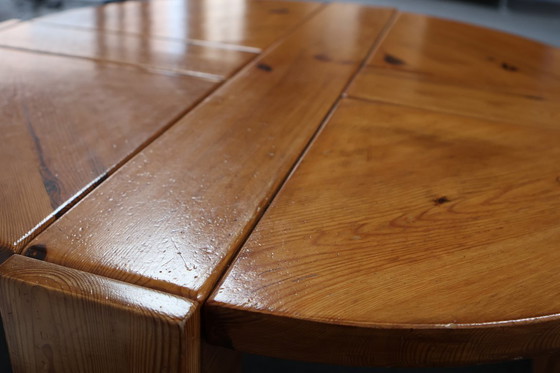 Image 1 of Brutalist Pine Coffee Table from Karl Andersson & Söner, Sweden, 1970s