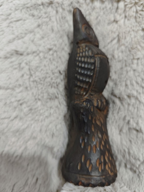 Owl ocarina, Sculpture, Ceramic, Brown (photo 4 of 8)