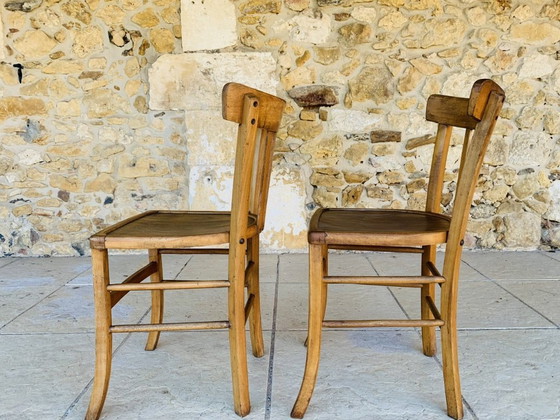 Image 1 of Vintage Bistro Chairs from Luterma, 1950s, Set of 2