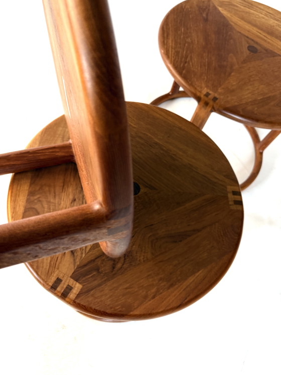 Image 1 of Vintage Danish teak mimiset coffee table '70