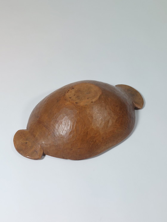 Image 1 of Antica ciotola in legno intagliata a mano, fruttiera Molle