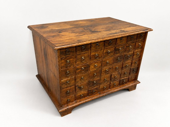 Cassettiera Farmacia da Farmacista – Cassettiere, Legno, Ottone (photo 3 of 5)