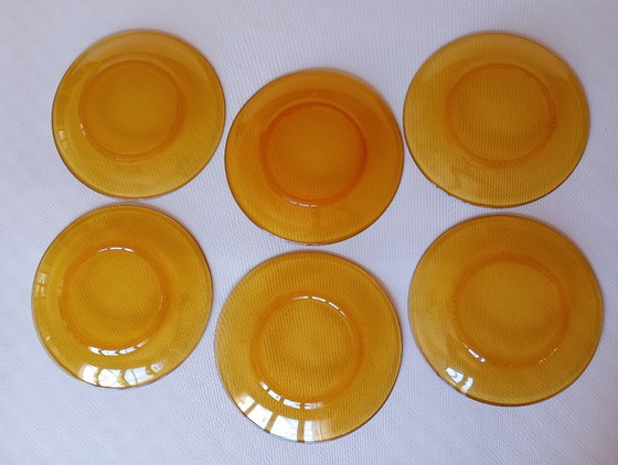 Image 1 of Vereco vintage amber dinner plates