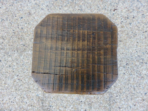 Tripod Farm Stool in Solid Wood, 50s 60s (photo 9 of 10)