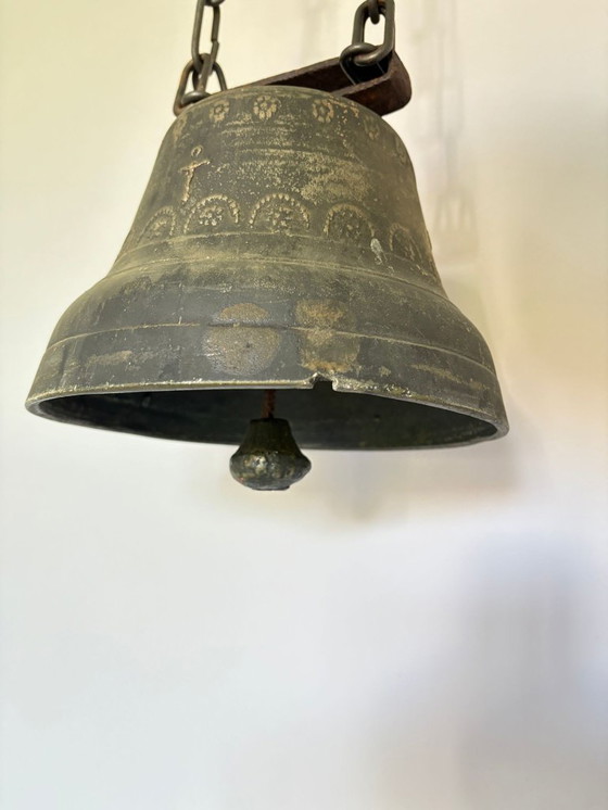 Image 1 of Antica campana in bronzo – Italia, 1870