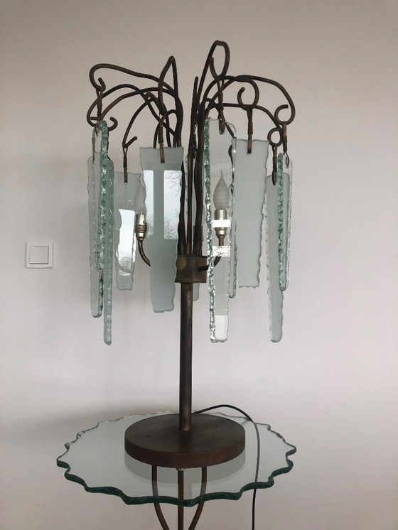 Image 1 of Brand van Egmond tafellamp Behind the frosted glass