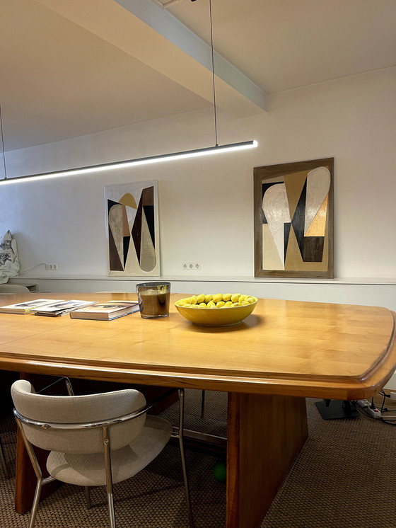 Image 1 of Massief houten eet- of vergadertafel in Soho Home-stijl - 240x100 cm