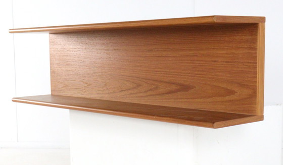 Image 1 of Deens massief teak wandplank plank vintage