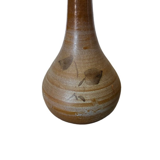 Image 1 of Japanische Keramikvase mit Blumendekor, 2. Hälfte des 20. Jahrhunderts