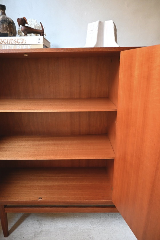 Image 1 of Prachtig groot vintage highboard jaren 60, teak fineer