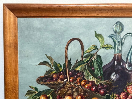 Image 1 of Cuadro antiguo, óleo sobre lienzo, firmado por Lucienne, 1944.