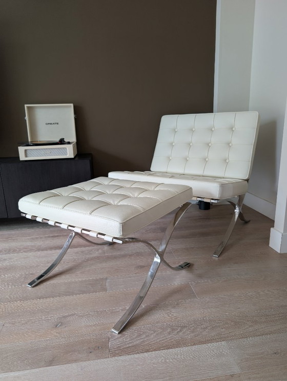 Sedia Barcelona Design Sedia – Sedie e poltrone, Leather, Metal (photo 4 of 5)