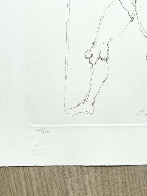 Image 1 of Leonor Fini, Rare Lithograph on Arches Paper, Circa 1980