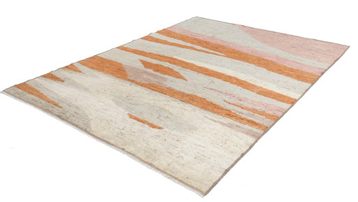 Tapis Berbère Afghan Maroc Design - Noué à la main - Style Boho Vintage 293 x 212 cm