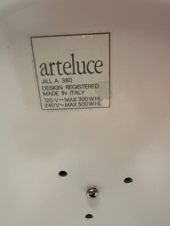 Image 1 of Lampadaire Arteluce Jill A380 bleu, Italie, années 1970