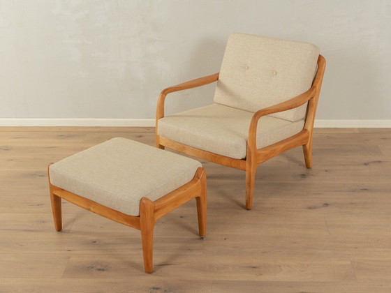 Image 1 of  Wonderful Armchair With Stool 