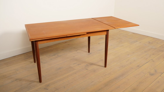 Image 1 of Vintage dining table | Extendable | Teak | 130 cm