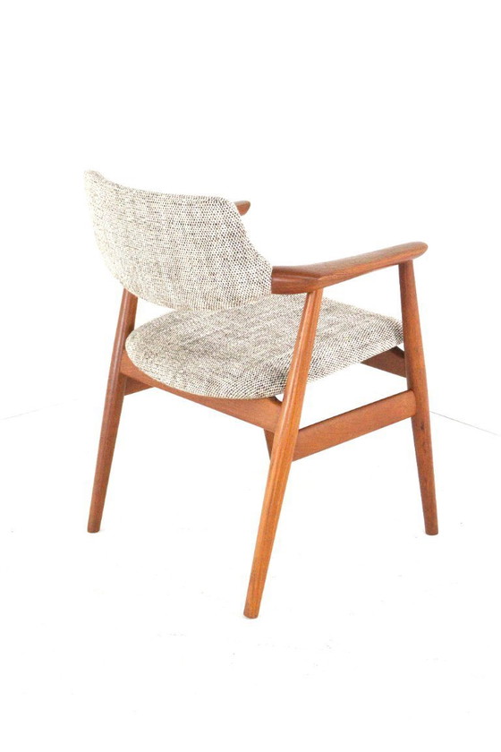 Image 1 of Svend Åge Eriksen voor Glostrup GM11 stoel vintage Deens design nieuw gestoffeerd