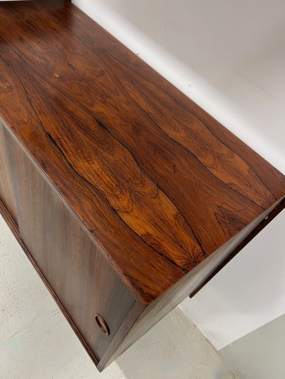 Image 1 of Sistema a parete modulare in palissandro di Kai Kristiansen per Feldballes