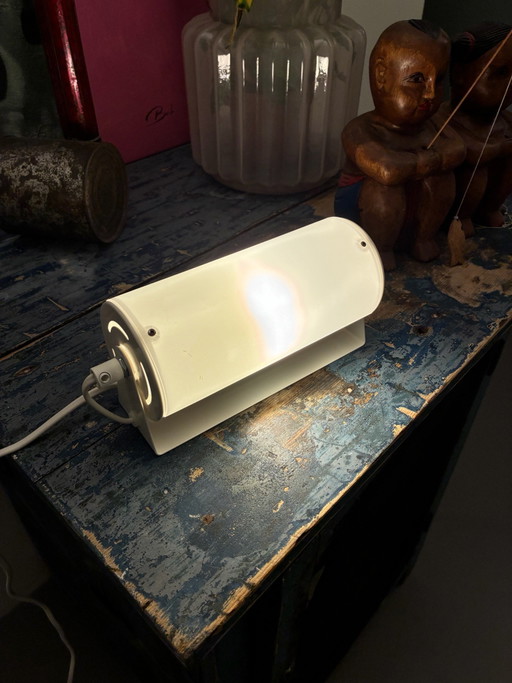 Vintage IKEA Lod (V413) Wand-/Tischleuchte – 80er Jahre Design – Weiß