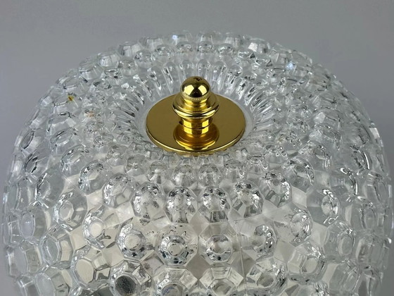 Image 1 of 60er 70er Jahre Deckenlampe Plafoniere Glashütte Limburg Germany Space Age