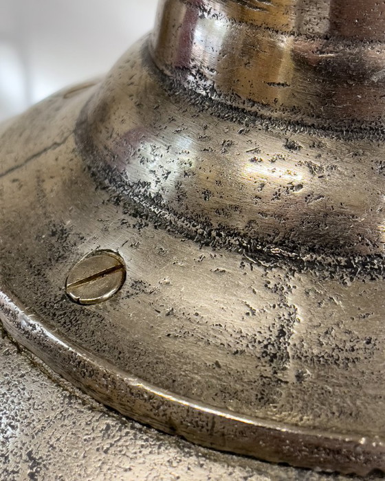 Image 1 of Industrial Eyecatcher – Nickel Pendant Lamp with a Weathered Look