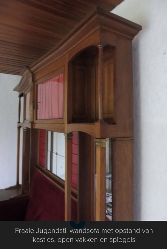 Image 1 of Sillería Art Nouveau / sofá / armario / rincón acogedor