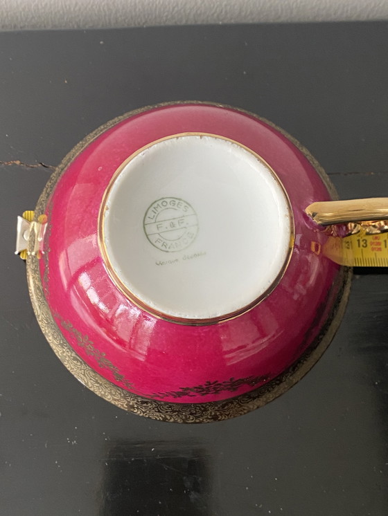 Image 1 of Tazza grande Vintage 60 Collection Porcellana fine di Limoges dorata in oro fino