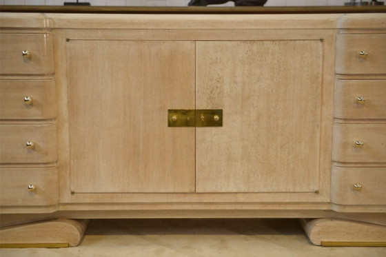 Image 1 of Buffet Art Déco moderniste signé Pechon (MOF 1941) pour le décorateur Pebreuil