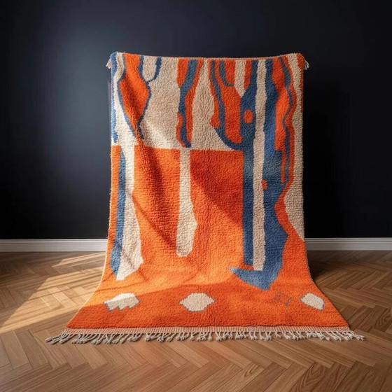 Tapis berbère marocain 200cm x 300cm – Wool, Modern (photo 8 of 8)