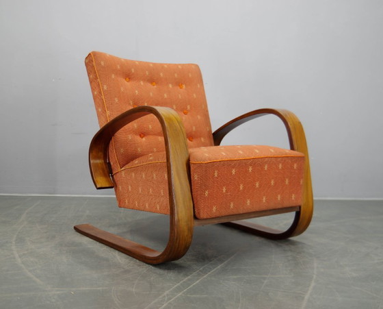 Image 1 of Tank-Sessel von Miroslav Navratil, laminiertes Bugholz, 1930er Jahre