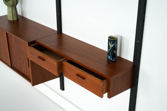 Image 1 of Teak shelving unit, Danish design, 1960s, production: Denmark