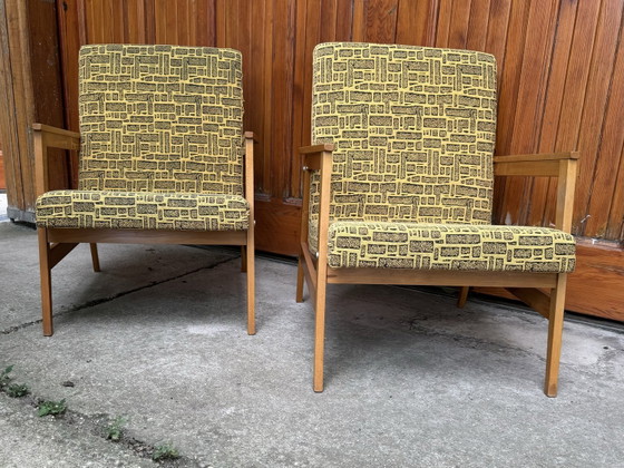 Set of Mid-Century Armchairs Györgyi 1960s, Mid Century Modern (photo 6 of 6)