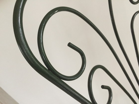 Image 1 of Stalen en stoffen tuinstoel